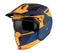 Casque moto cross simple ecran transformable avec mentonniere amovible MT Helmets Streetfighter Sv Totem C3 (Ece 22.06) M