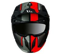 Casque moto cross simple ecran transformable avec mentonniere amovible MT Helmets Streetfighter Sv Twin C5 (Ece 22.06) M