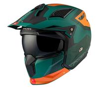 Casque moto cross simple ecran transformable avec mentonniere amovible MT Helmets Streetfighter Sv Totem C6 (Ece 22.06) XS