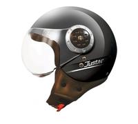 Casque moto demi-jet BtoB Moto Justin - black mat - M XS