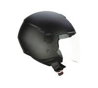 Casque moto demi-jet visière longue CGM 167A Flo Mono - noir mat XL