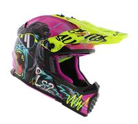 Casque moto enfant MX violet brillant LS2 MX437 Fast EVO II mini Gorilla