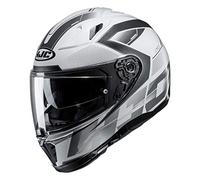 Casque moto HJC i70 ASTO MC5, Blanc/Argent, XL