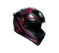 Casque moto intégral AGV K1 S SLING Noir Rose E2206