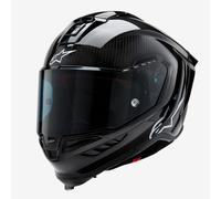 Casque Moto Intégral Alpinestars Supertech R10 Noir Brillant 82001241902