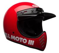Casque moto intégral Bell 3 Classic Rouge S