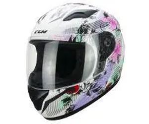 Casque moto intégral enfant CGM 265S Lucky Music Blanc L (51/52 cm)