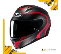 Casque moto Intégral HJC C10 XS ELIE Rouge Opaque