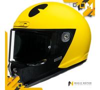 Casque moto Intégral HJC V10 M PAC-MAN BANDAI NAMCO Jaune Brillant