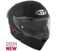 KYT Helmet Casque intégral R2R Plain - noir mat - Taille L (59)