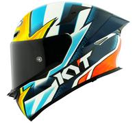 KYT TT-Revo Tati Replica Casque, bleu-orange, taille S pour homme