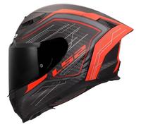 Casque moto intégral LS2 FF807 Dragon Subic Rouge XL (61/62 cm)
