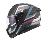 Casque moto intégral LS2 FF808 Stream II Vintage - black/petrol XL