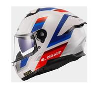 LS2 FF808 STREAM II VINTAGE Integralhelm weiss-blau-rot XXS
