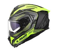 Casque moto intégral LS2 FF817 Challenger II Dravix - h-v yellow L