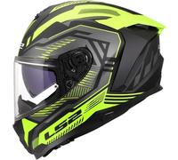 Ls2 Ff817 Challenger Ii Dravix Full Face Helmet Jaune,Noir L
