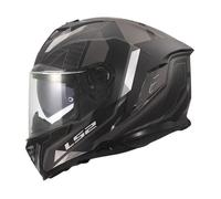 LS2 Helmets Casque intégral FF818 Storm III Sporty Mat noir/gris foncé XL
