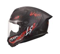 LS2 Helmets Casque intégral FF820 Rapid III Kaiju II Noir 2XL