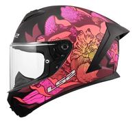 Casque moto intégral LS2 FF820 Rapid III - black/pink XXS