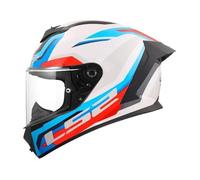 Casque moto intégral LS2 FF820 Rapid III - white/blue/red XXS