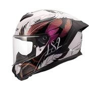LS2 Helmets Casque intégral FF820 Rapid III Boho Blanc/Noir/Rose Taille XL Homme