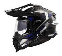 Ls2 Mx701 Explorer Carbon Adventure Full Face Helmet Noir S