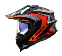 Casque moto intégral LS2 MX701 Explorer C Frontier II Orange 2XL (63/64 cm)