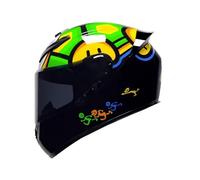 Casque Moto intégral modulable Conforme à la Norme ECE 22.06 avec Double visière, Casque Full-Face pour Moto et Scooter, Coupe-Vent pour Femmes et Hommes N,2XL(63-64cm)