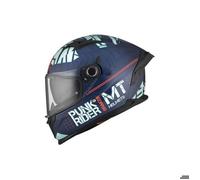 Mt Helmets Braker Sv Punk Rider Full Face Helmet Bleu L