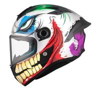 MT Helmets Casque moto intégral Targo S Joke décor brillant S