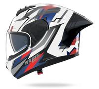 Nolan Casque intégral N60-6 Sport Corsa 355 Blanc/Gris/Rouge/Bleu Taille S