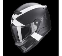 Casque moto intégral Scorpion Covert FX Gallus ECE 22-06 - noir mat/blanc - XS XL
