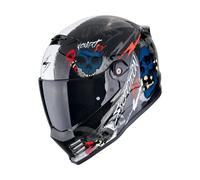 Casque moto intégral Scorpion Covert FX Skullz Noir M (57/58 cm)
