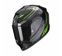 Casque moto intégral Scorpion Exo-1400 Evo Carbon Air Kydra ECE 22-06 - noir/vert - L XXL