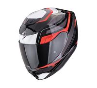 Casque moto intégral Scorpion Exo-391 Leo - noir-rouge L