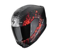 Casque moto intégral Scorpion EXO-391 Wolf - noir mat-argent-rouge XXL