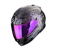 Scorpion Casque intégral EXO-491 Dream Noir/Vert foncé/Mauve/Blanc Taille S