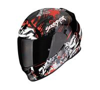 Scorpion Casque intégral EXO-491 Spector – Noir/Rouge/Blanc – Taille S