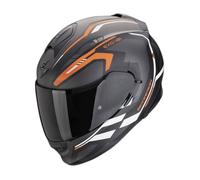 Scorpion EXO-491 Kripta, casque intégral XS Mat Noir/Orange/Blanc Mat Noir/Orange/Blanc