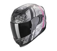Casque moto intégral Scorpion Exo-520 Evo Air Fasta - noir mat/argent/rose - M (57/58 cm) L (59-60 cm)