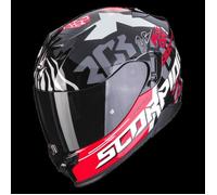 Casque moto intégral Scorpion Exo-520 Evo Air Rok Bagoros ECE 22-06 - noir/rouge - 2XL XS