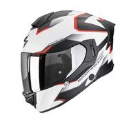 Casque moto intégral Scorpion Exo-530 Air Clip - blanc mat-noir-rouge S