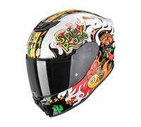 Scorpion EXO-JNR Air Yucatan, Casque intégral pour enfants M Wei?/Orange/Noir/Vert Wei?/Orange/Noir/Vert