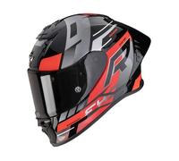 Casque moto intégral Scorpion Exo-R1 Evo II Air Adrenaline - noir-rouge-argent XL