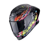 Casque moto intégral SCORPION EXO-R1 EVO II AIR SAVAGE Noir-Bleu-Rose