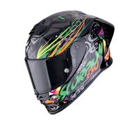 casque scorpion exo r1 evo ii air savage - noir / vert M