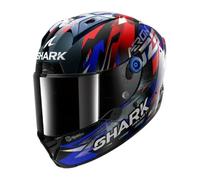 SHARK Casque moto Aeron Zarco GP de France Carbone Bleu Chrome M