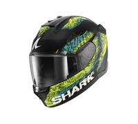SHARK Casque intégral D-Skwal 3 Speed-Vib Mat Noir/Vert/Jaune L
