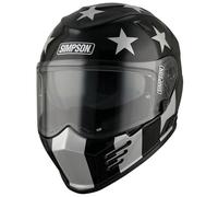 Casque moto intégral Simpson Venom Stingrae Noir XS (54 cm)