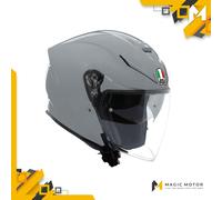 Casque moto Jet AGV K5 Jet EVO S SOLIDE Gris